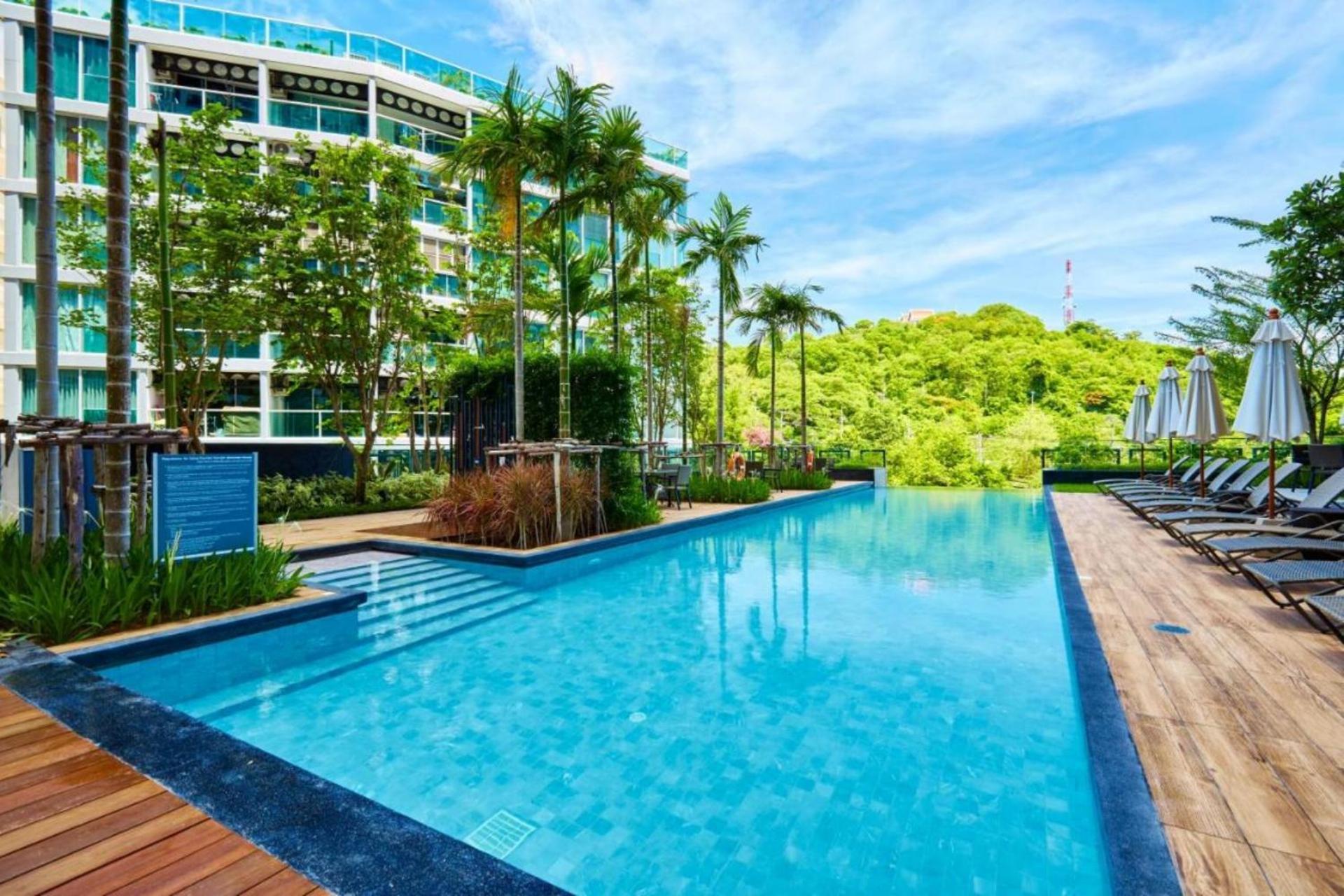 Walking Street Unixx Condo Beautiful Sea View Pattaya Exteriör bild