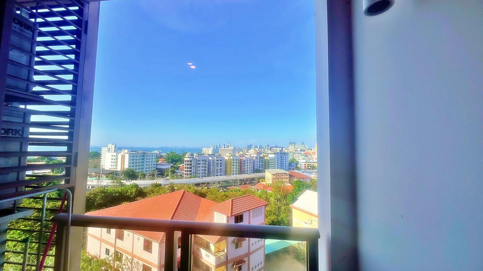 Walking Street Unixx Condo Beautiful Sea View Pattaya Exteriör bild