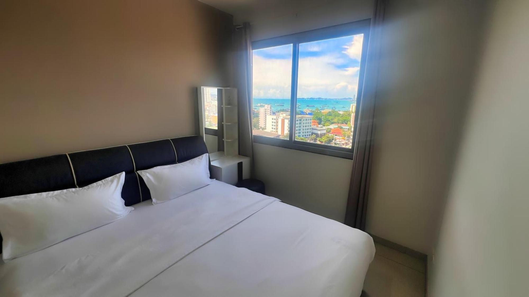 Walking Street Unixx Condo Beautiful Sea View Pattaya Exteriör bild