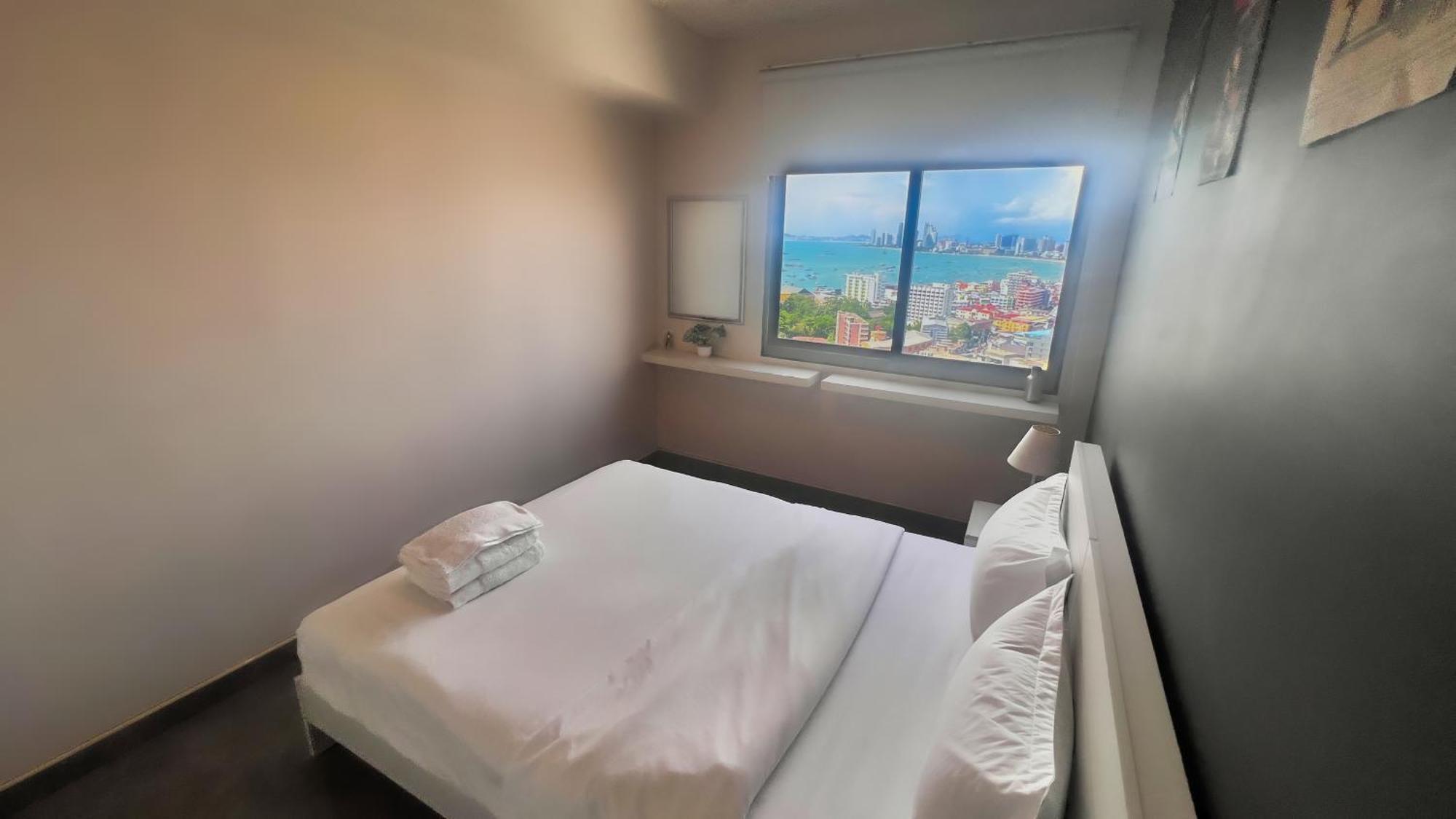 Walking Street Unixx Condo Beautiful Sea View Pattaya Exteriör bild