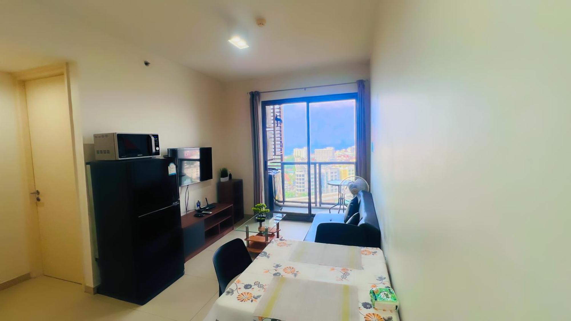 Walking Street Unixx Condo Beautiful Sea View Pattaya Exteriör bild