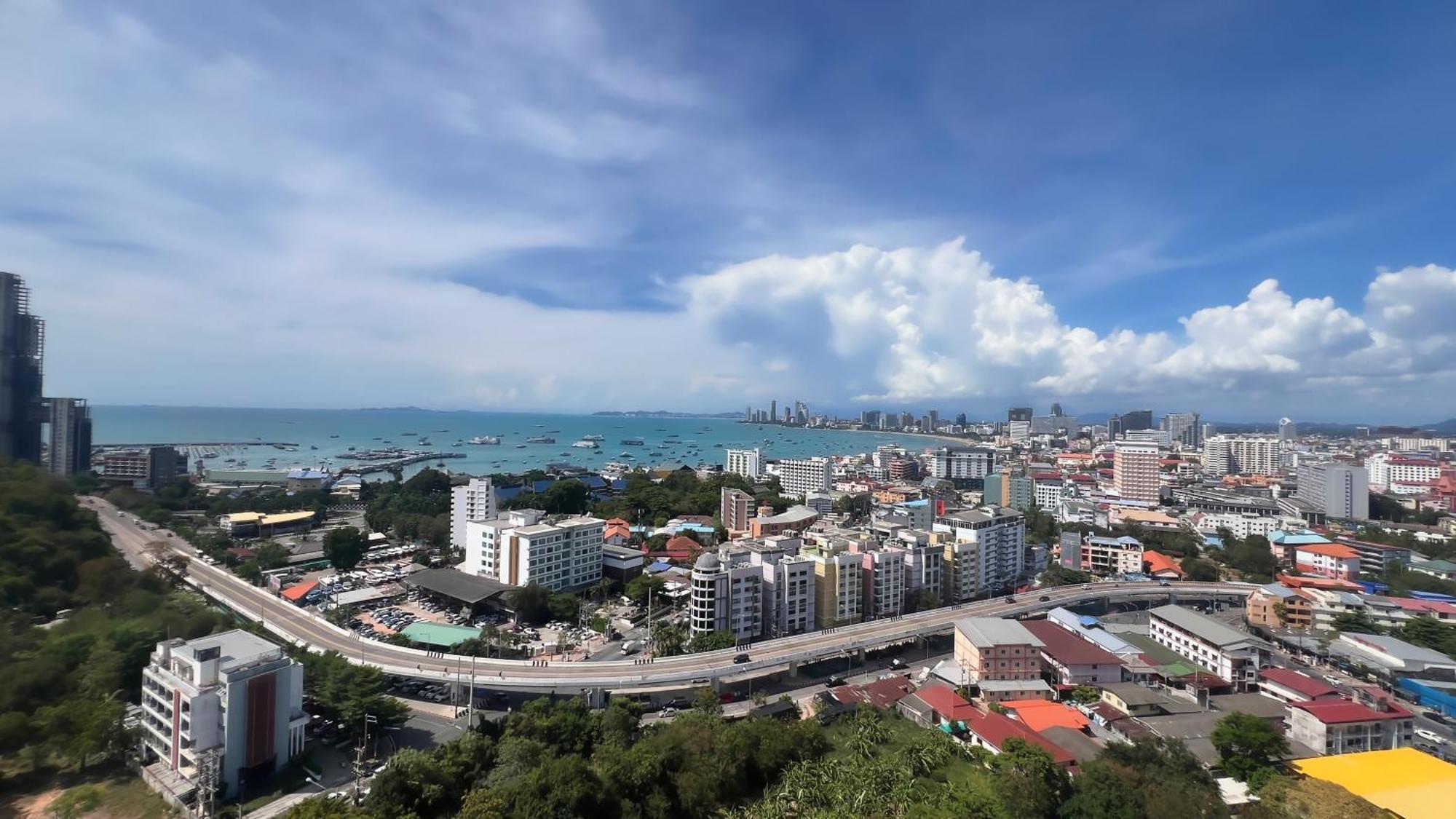 Walking Street Unixx Condo Beautiful Sea View Pattaya Exteriör bild