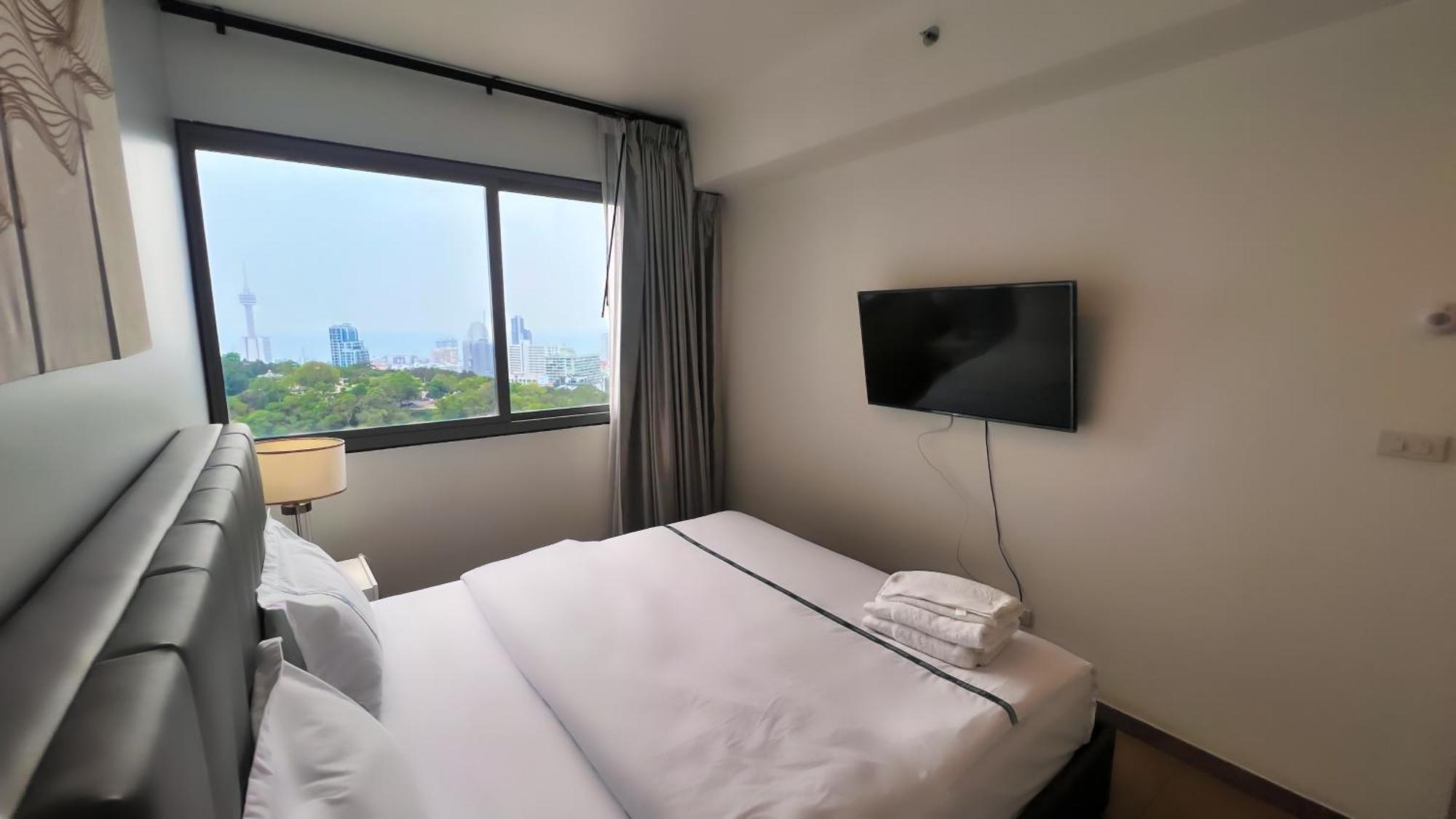 Walking Street Unixx Condo Beautiful Sea View Pattaya Exteriör bild