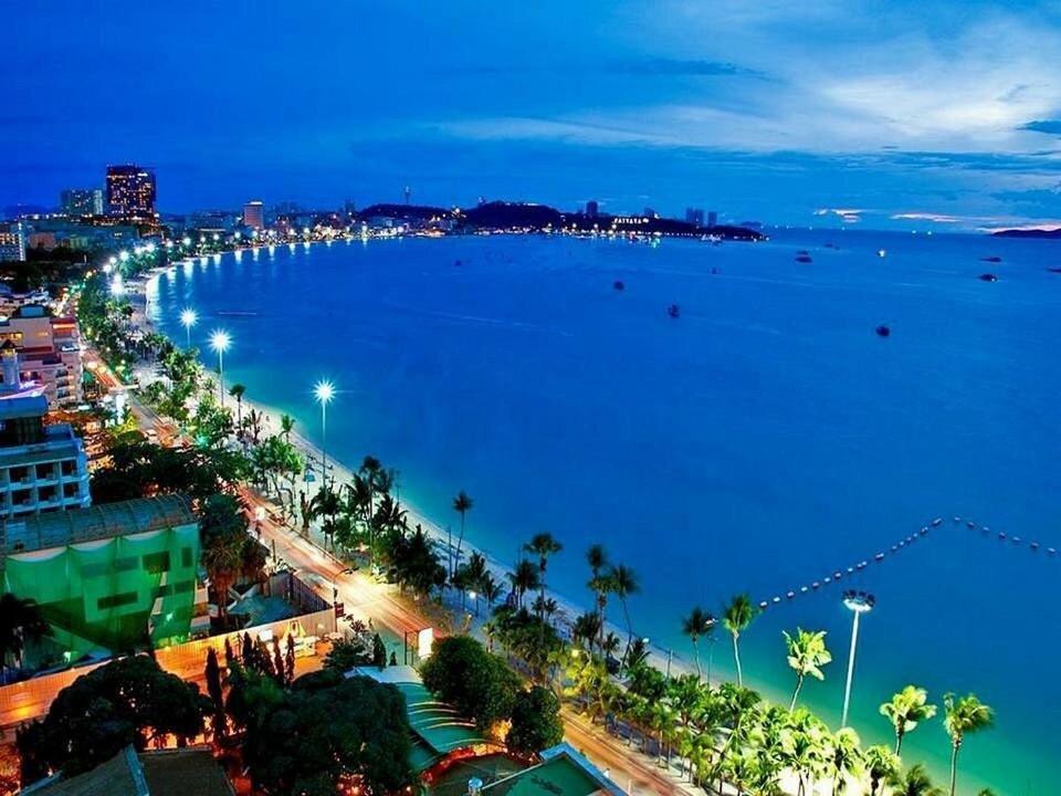 Walking Street Unixx Condo Beautiful Sea View Pattaya Exteriör bild