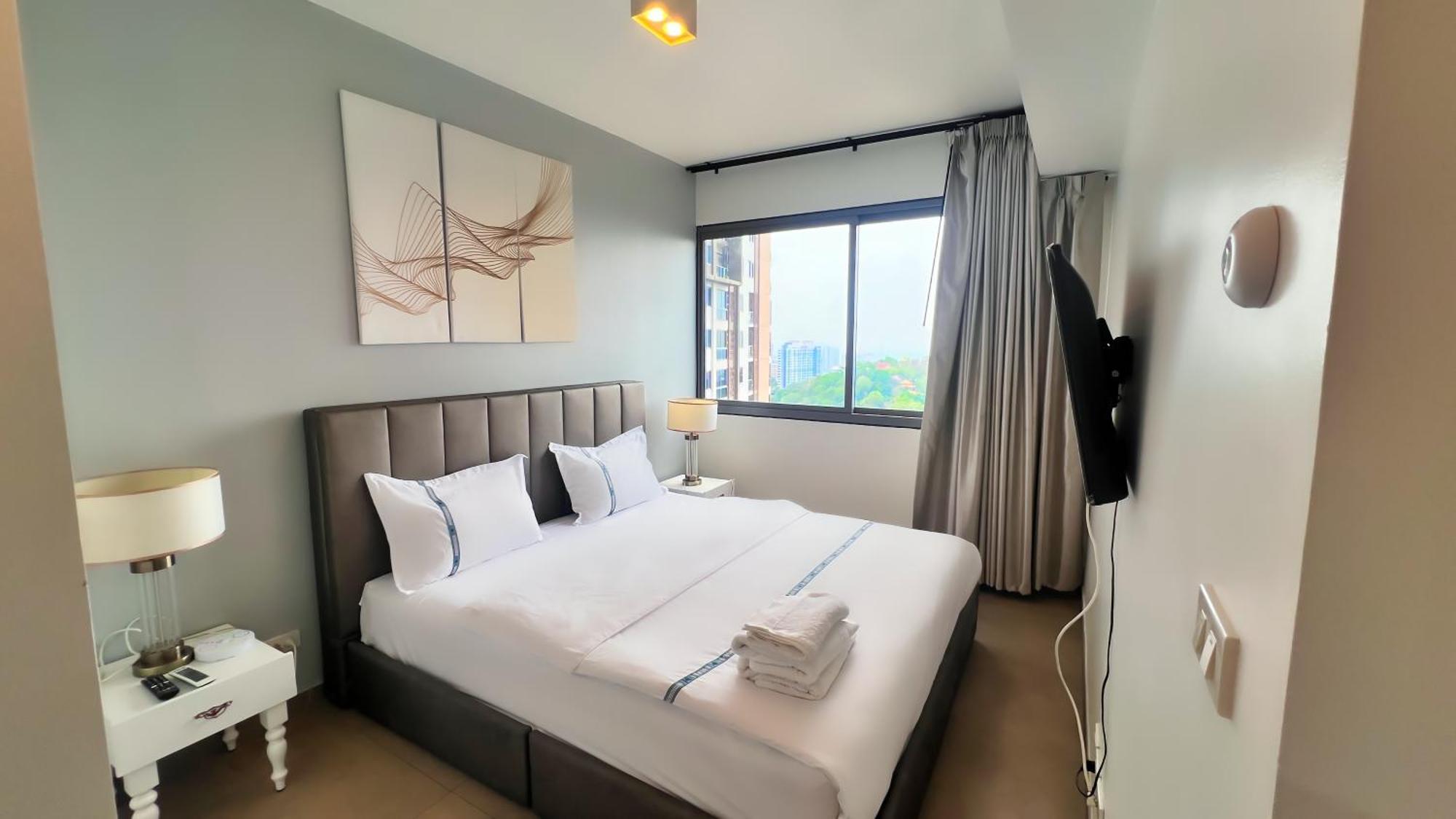 Walking Street Unixx Condo Beautiful Sea View Pattaya Exteriör bild